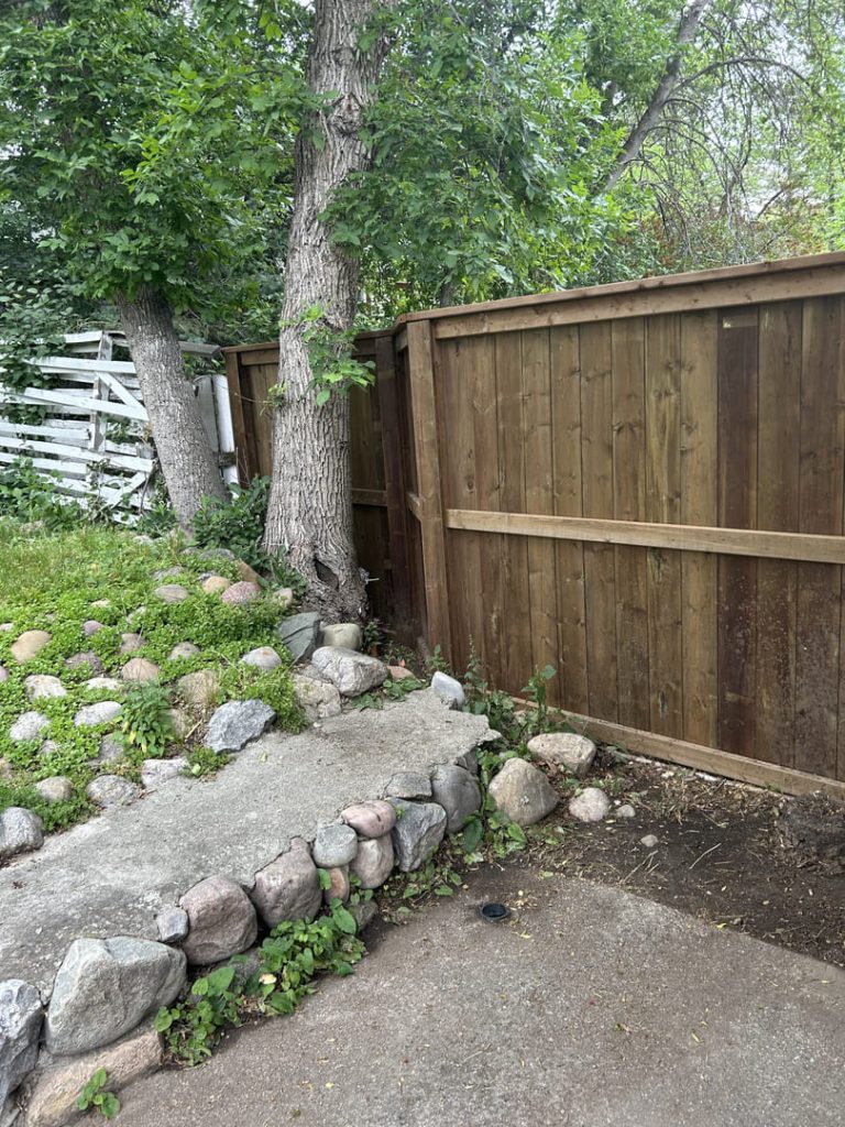 Fence installation project by Green Pro Landscaping in Lethbridge, Alberta