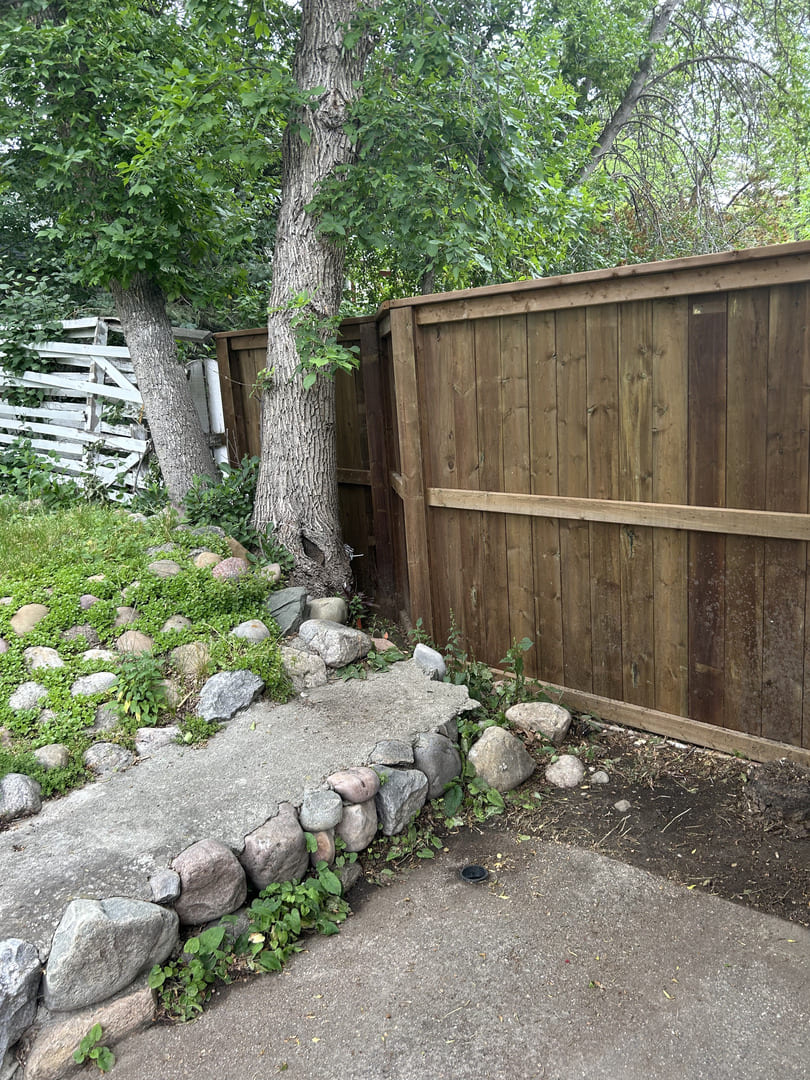 Fence installation project by Green Pro Landscaping in Lethbridge, Alberta