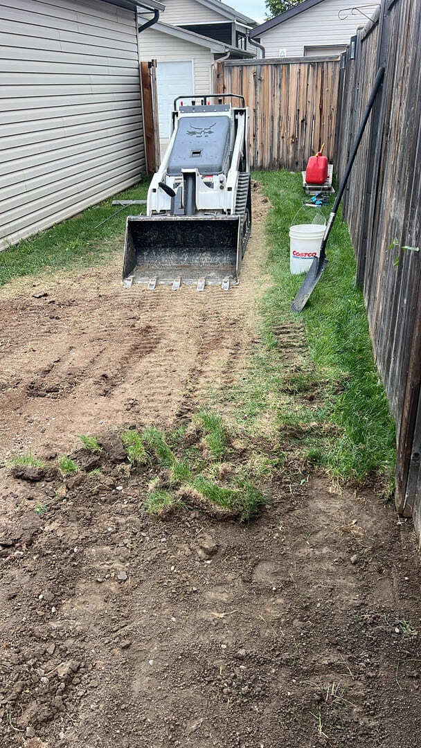 Artificial turf installation project by Green Pro Landscaping in Lethbridge, Alberta