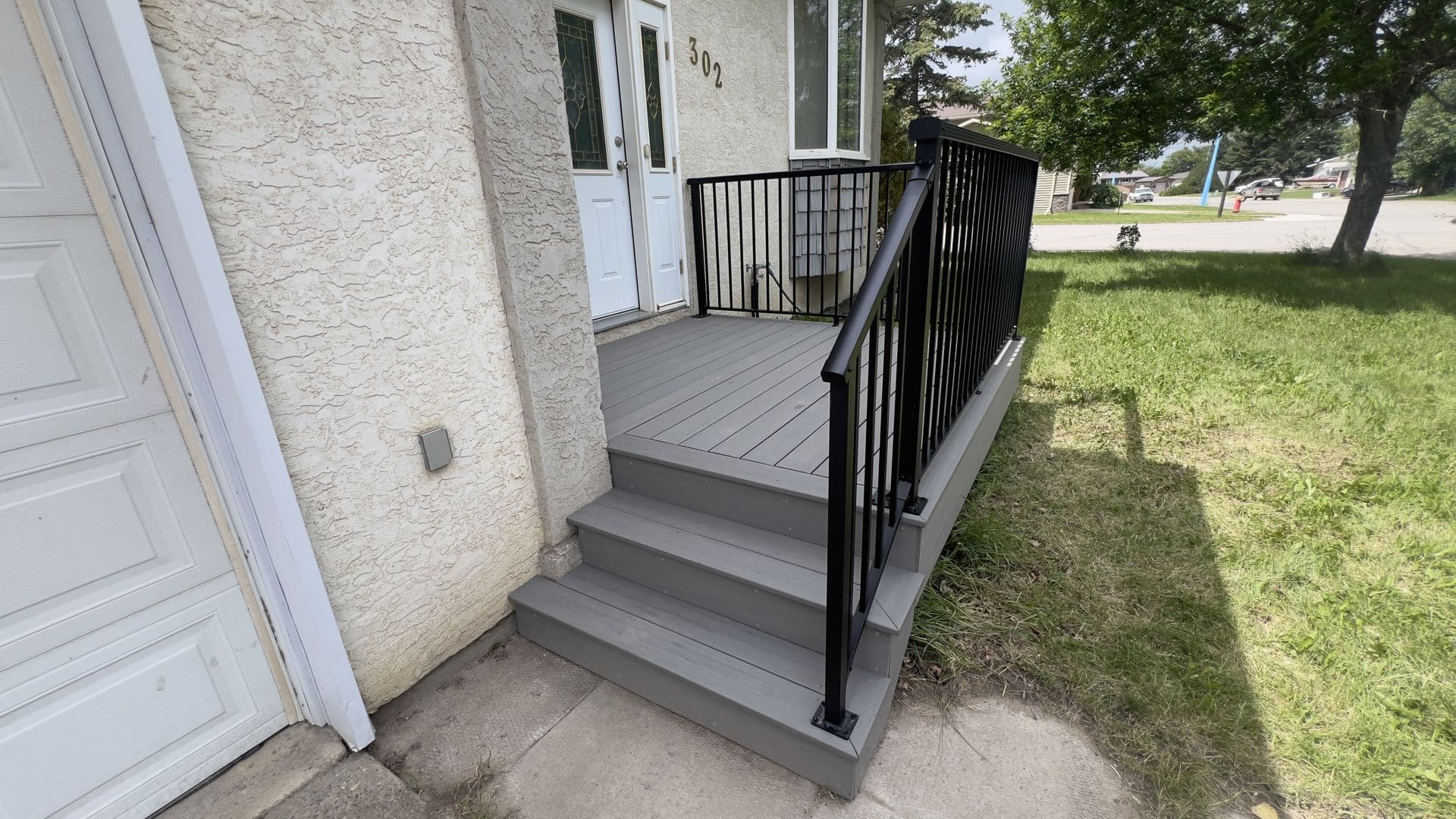 Deck building project by Green Pro Landscaping in Lethbridge, Alberta