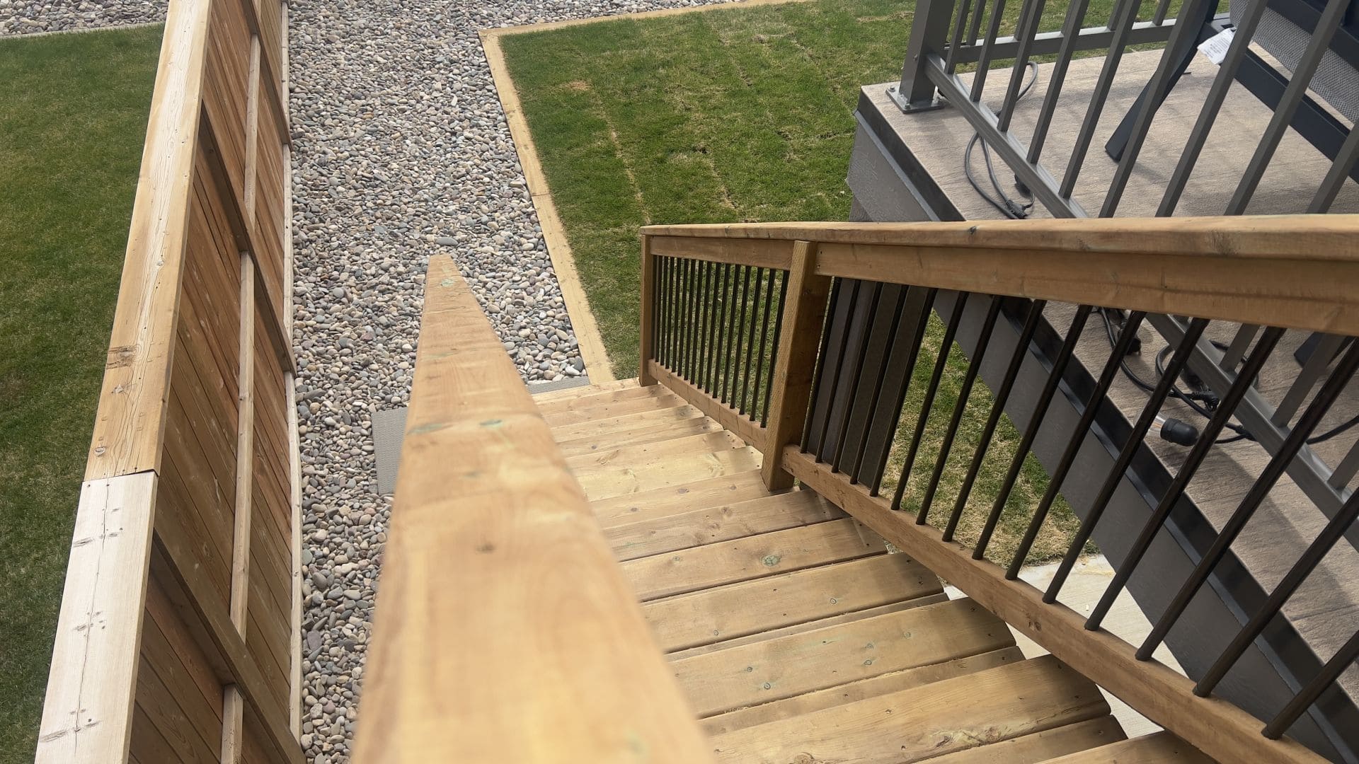 Deck building project by Green Pro Landscaping in Lethbridge, Alberta