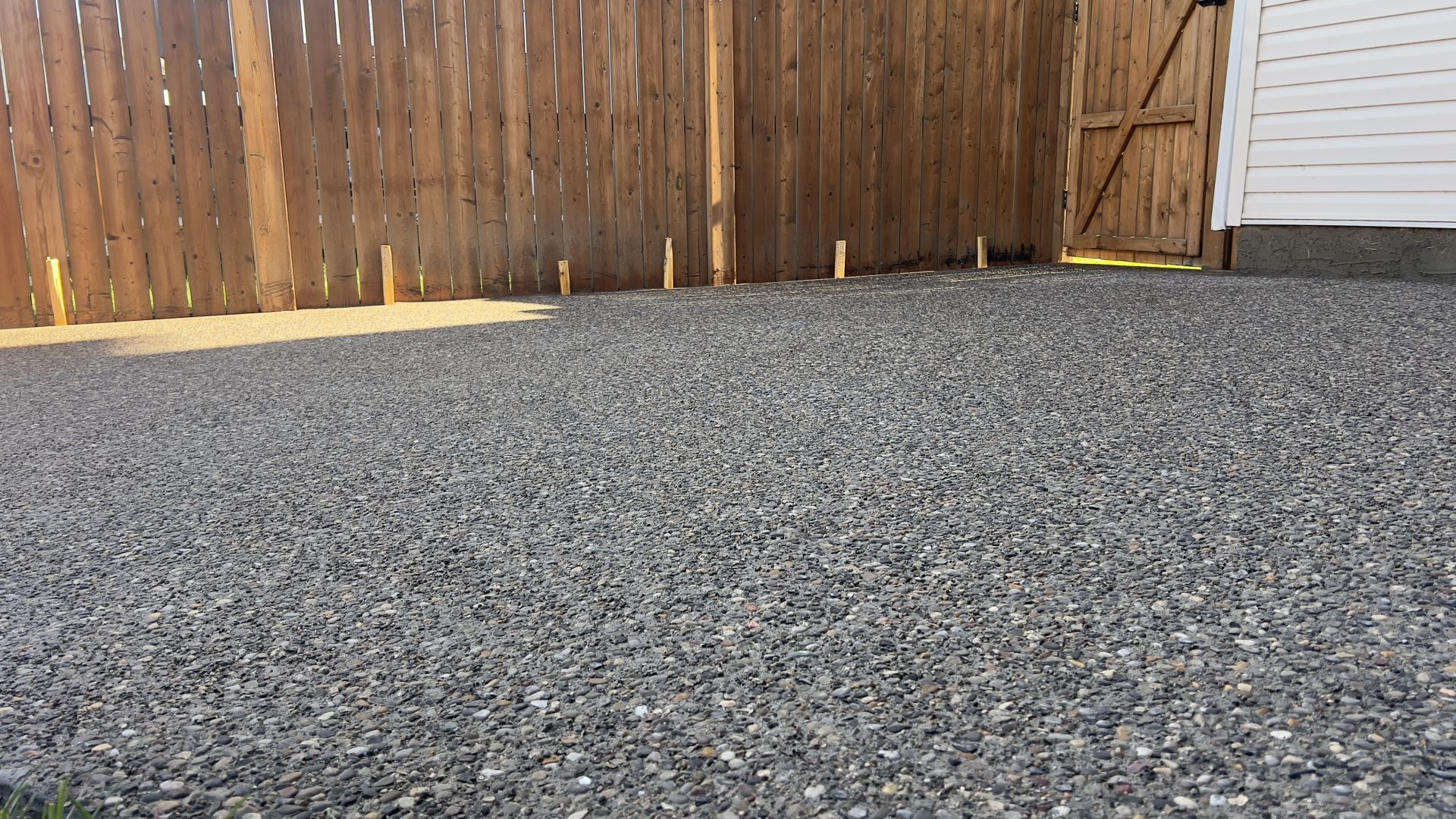 Concrete work project by Green Pro Landscaping in Lethbridge, Alberta