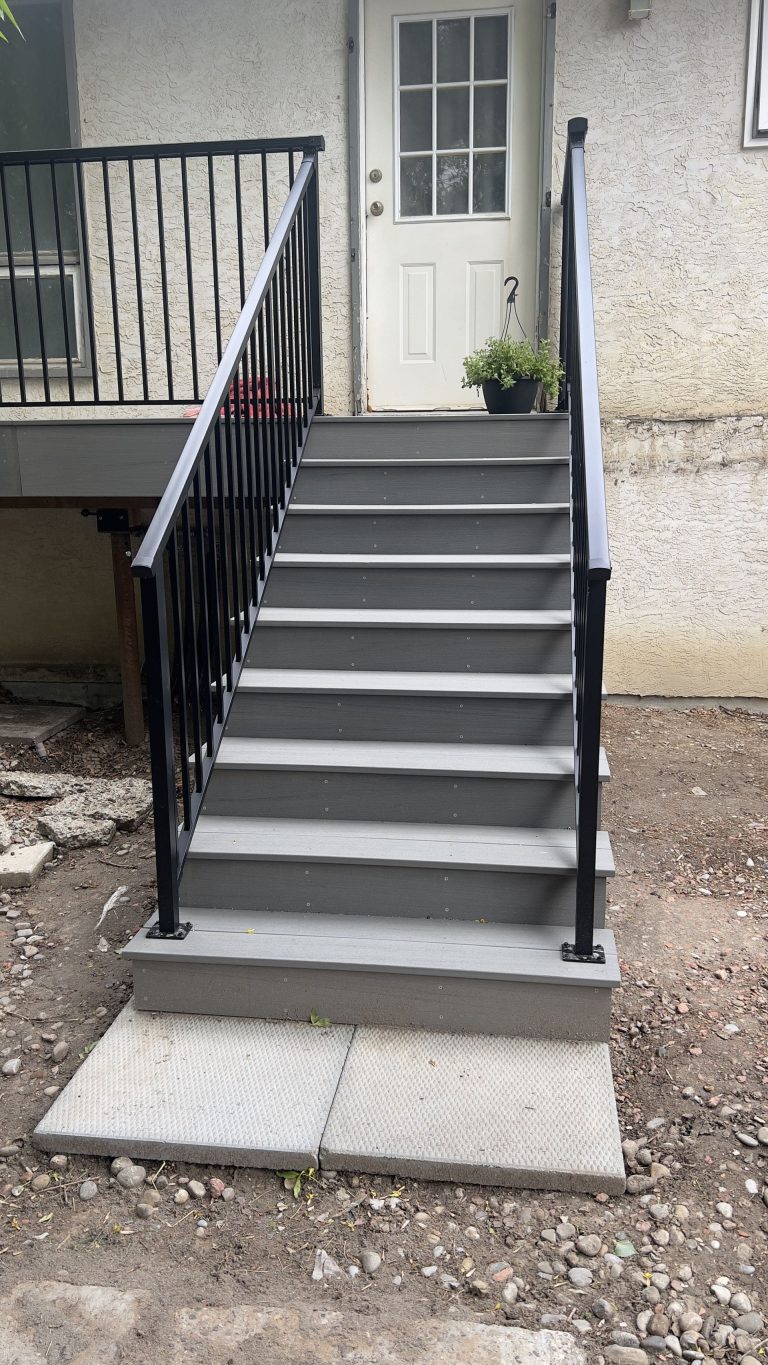 Deck building project by Green Pro Landscaping in Lethbridge, Alberta