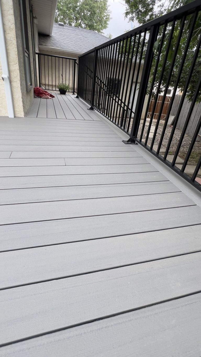 Deck building project by Green Pro Landscaping in Lethbridge, Alberta