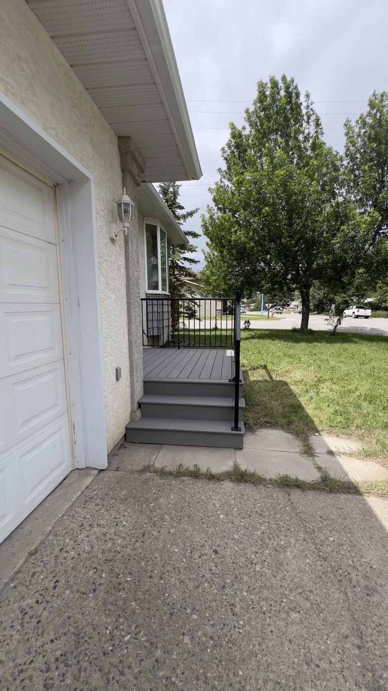 Deck building project by Green Pro Landscaping in Lethbridge, Alberta